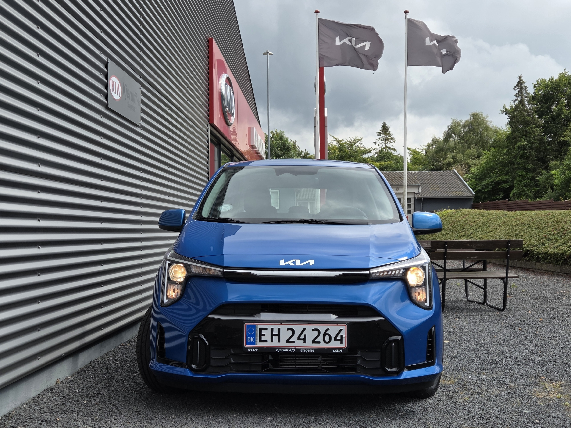 Blå Kia Picanto fra 2025
