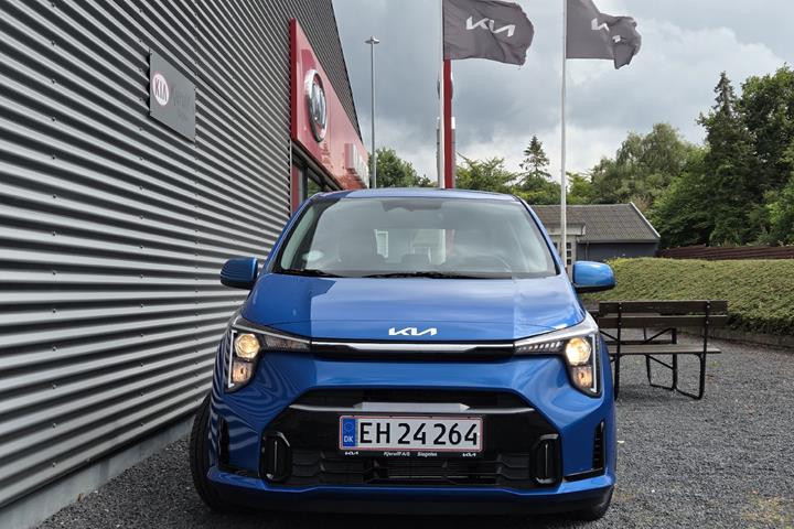 Blå Kia Picanto fra 2025