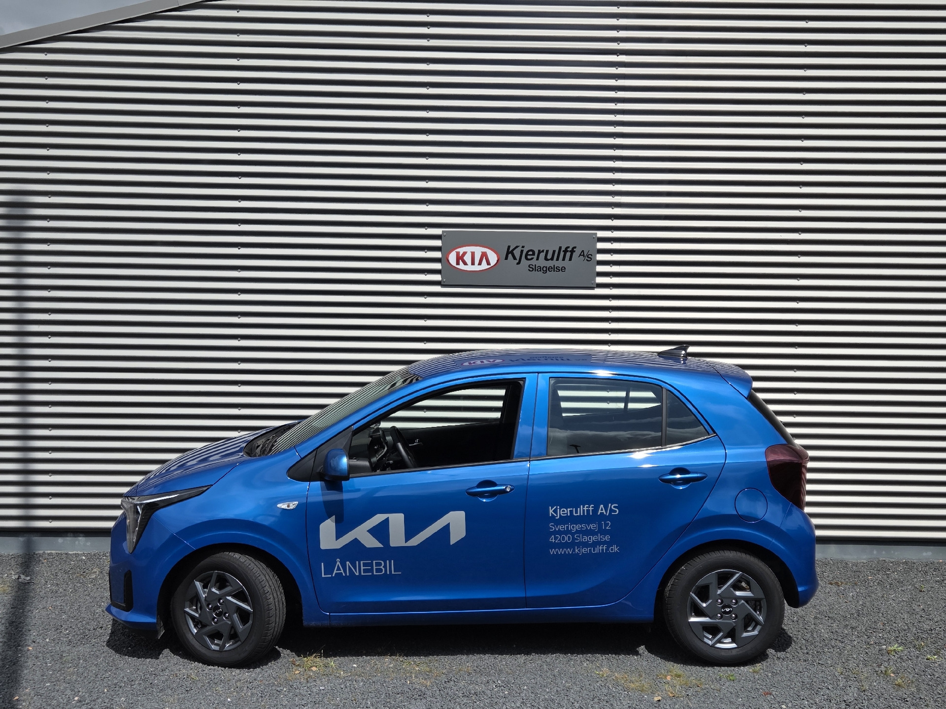 Blå Kia Picanto fra 2025
