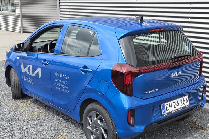 Blå Kia Picanto fra 2025