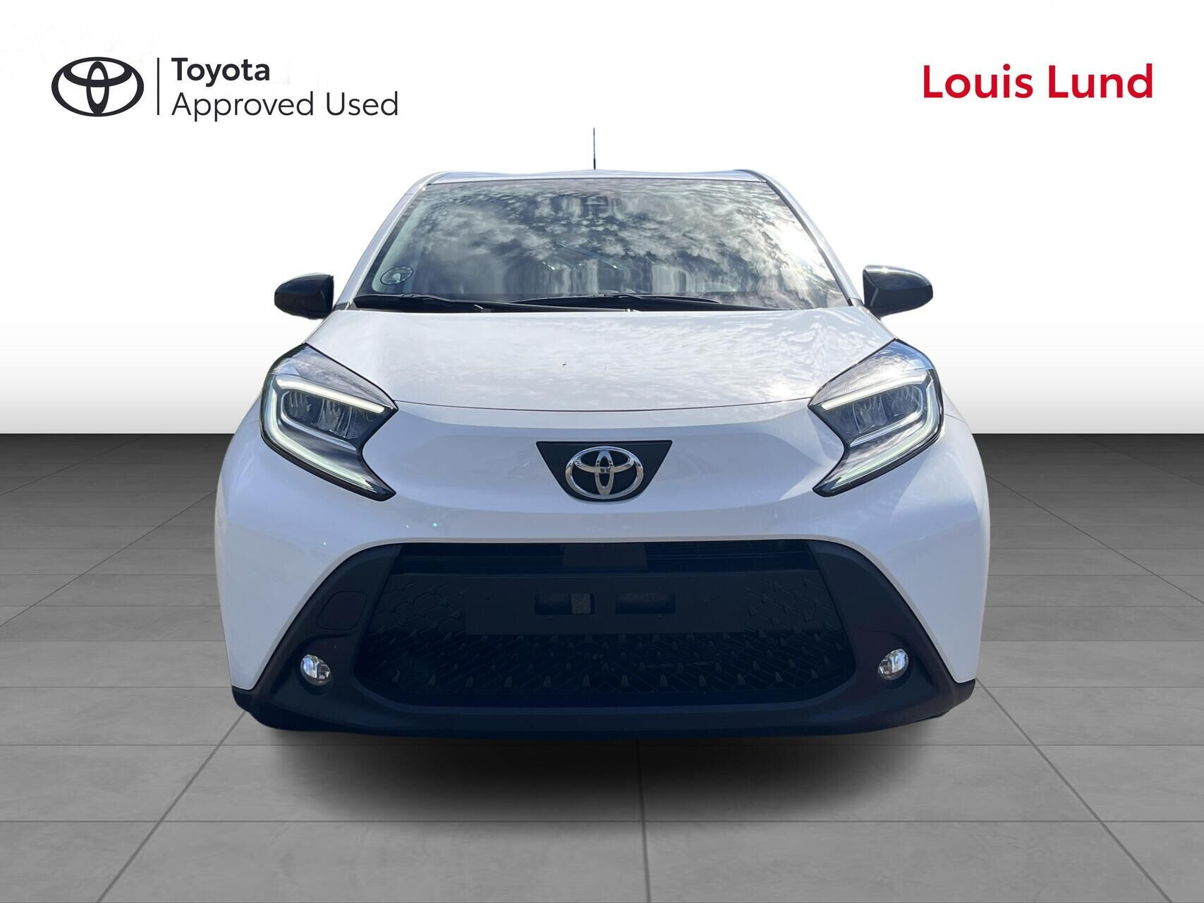 Hvid Toyota Aygo X fra 2022