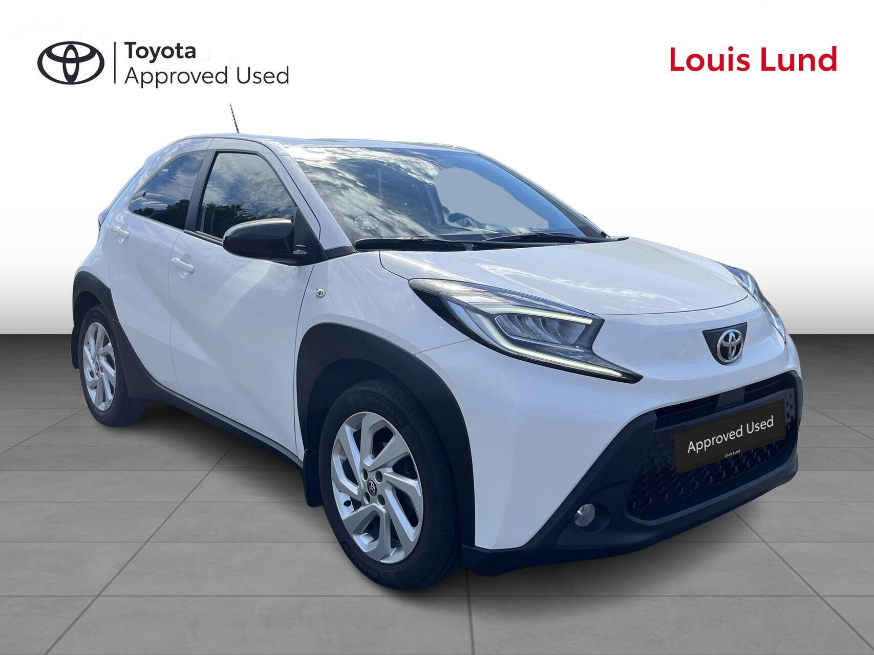 Hvid Toyota Aygo X fra 2022