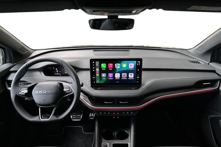 Grå Skoda Enyaq fra 2026