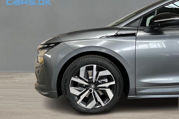 Grå Skoda Enyaq fra 2026