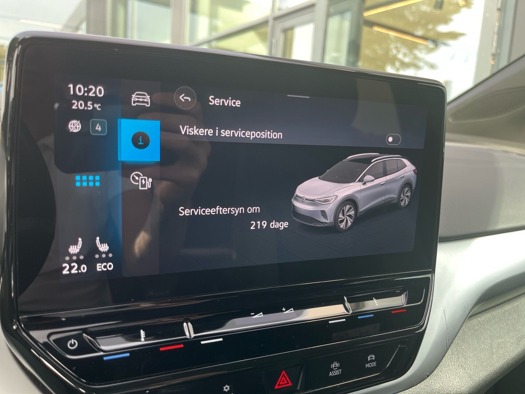 Hvid VW ID.4 fra 2023