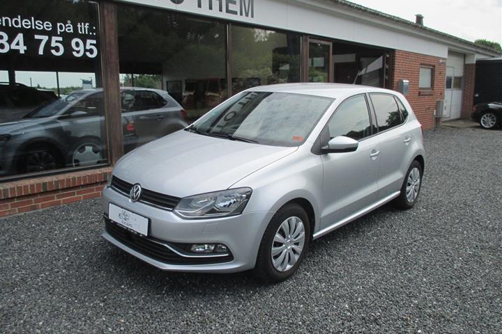 Sølv VW Polo fra 2016