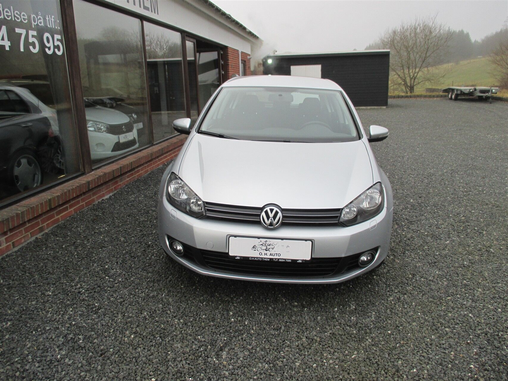 Sølv VW Golf fra 2011