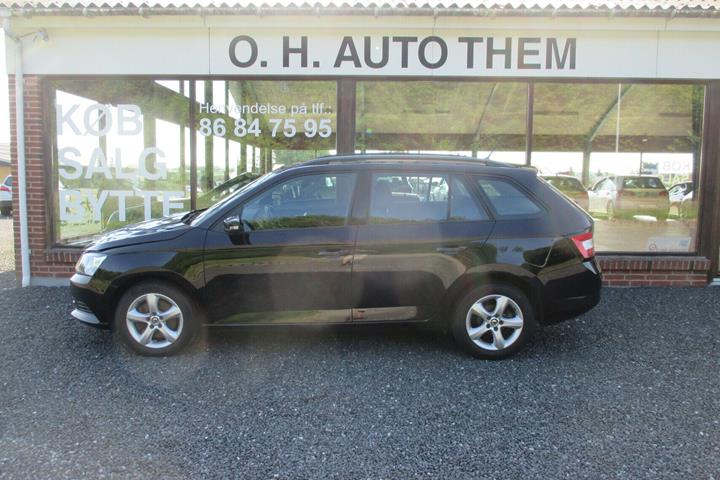 Sort Skoda Fabia fra 2018