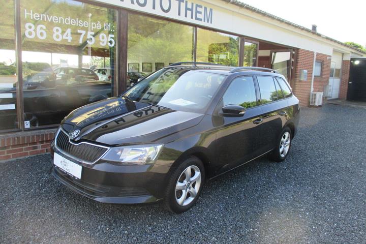 Sort Skoda Fabia fra 2018