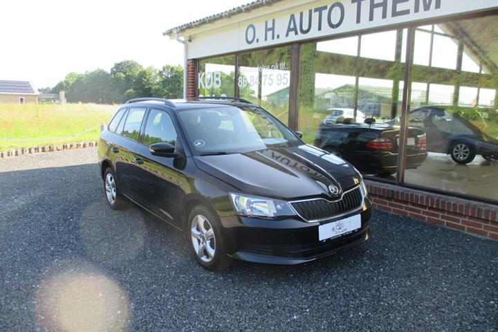 Sort Skoda Fabia fra 2018