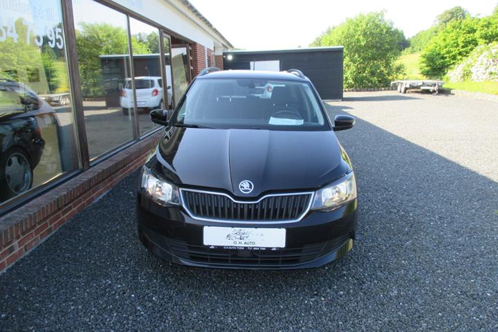 Sort Skoda Fabia fra 2018