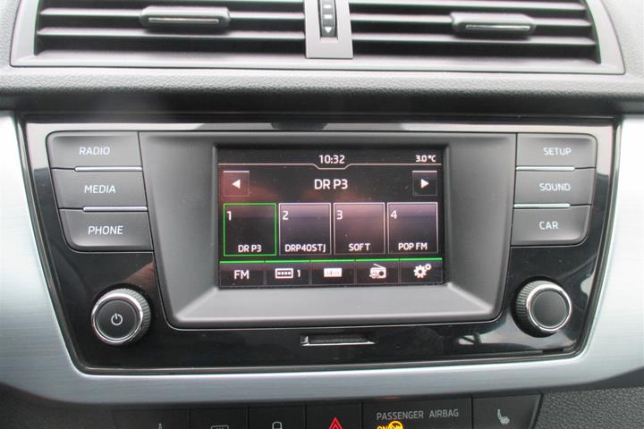 Sort Skoda Fabia fra 2018