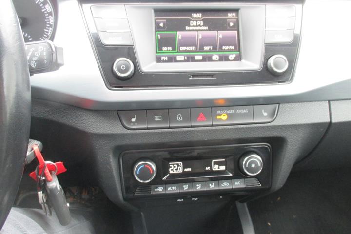 Sort Skoda Fabia fra 2018