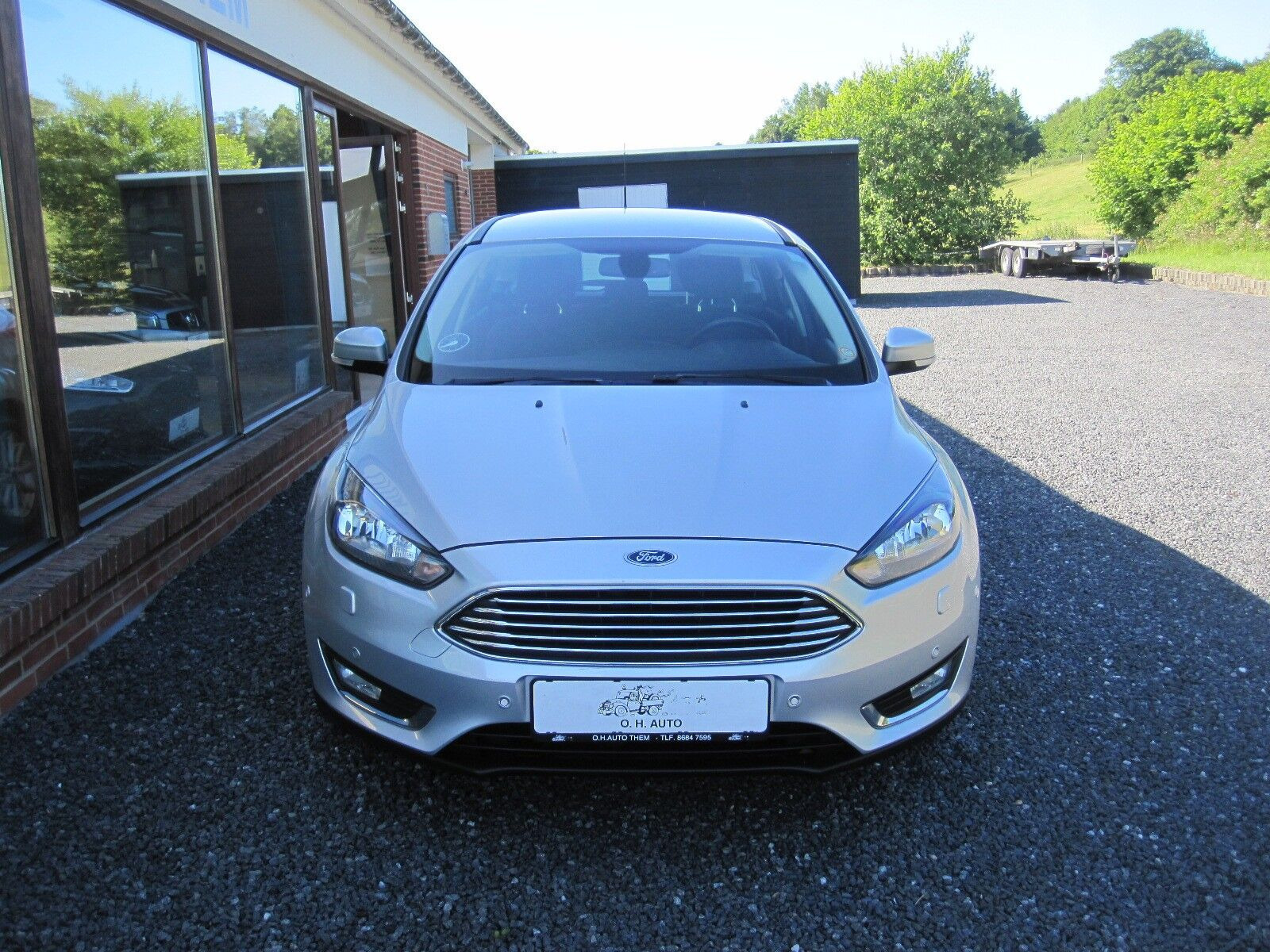 Sølv Ford Focus fra 2016