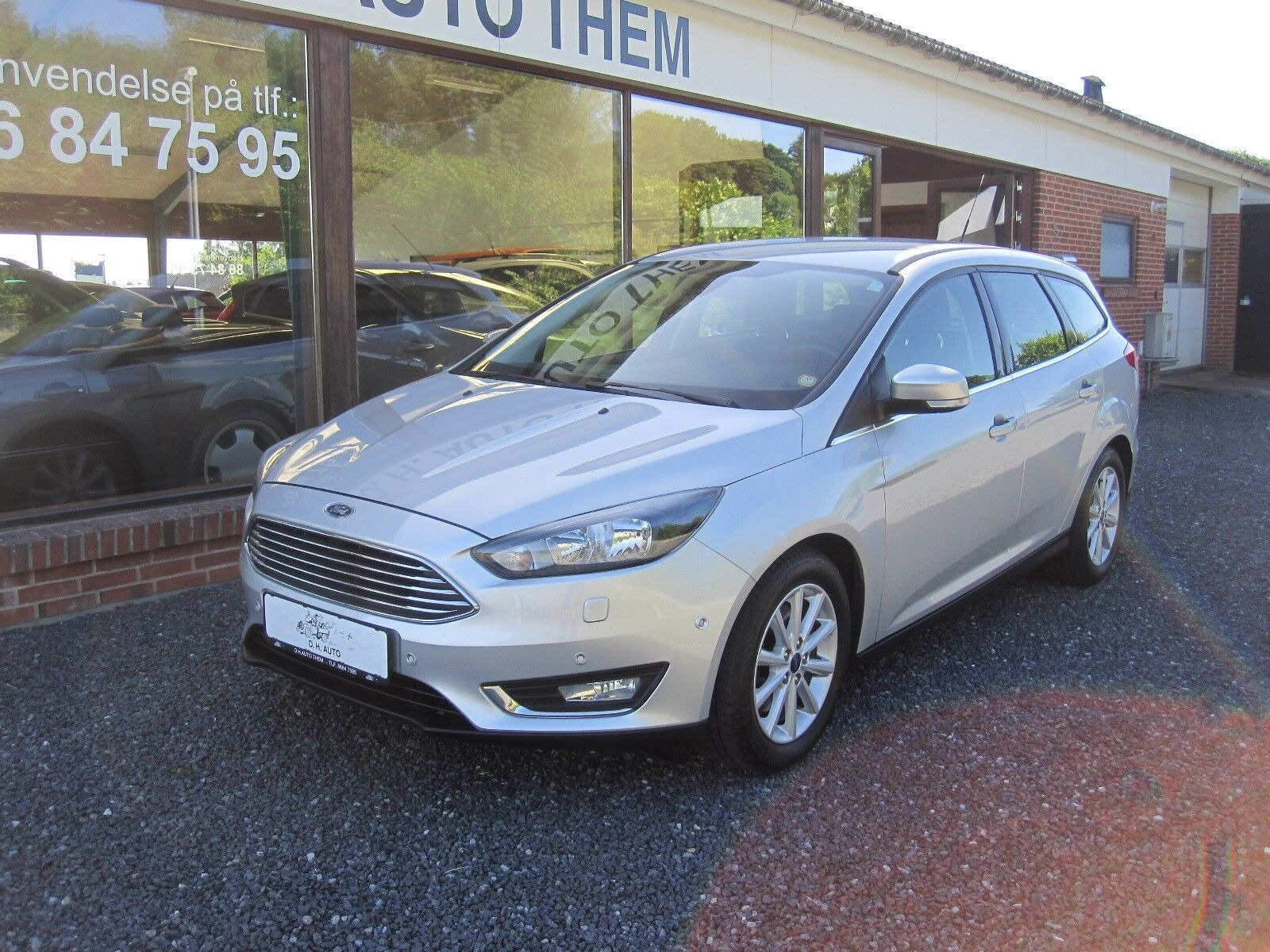 Sølv Ford Focus fra 2016