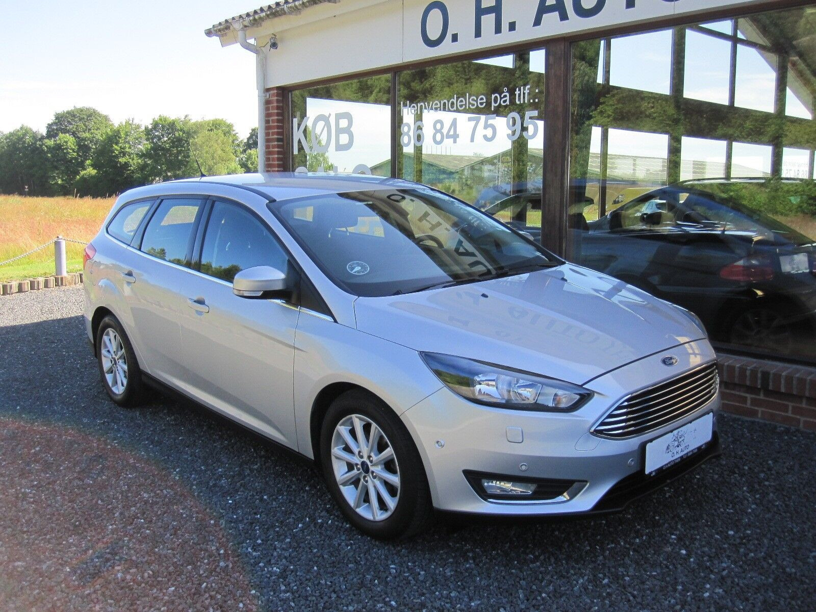 Sølv Ford Focus fra 2016