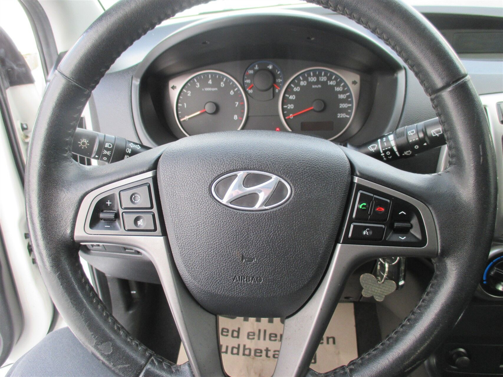 Hvid Hyundai i20 fra 2014