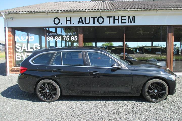 Sort BMW 320d fra 2018