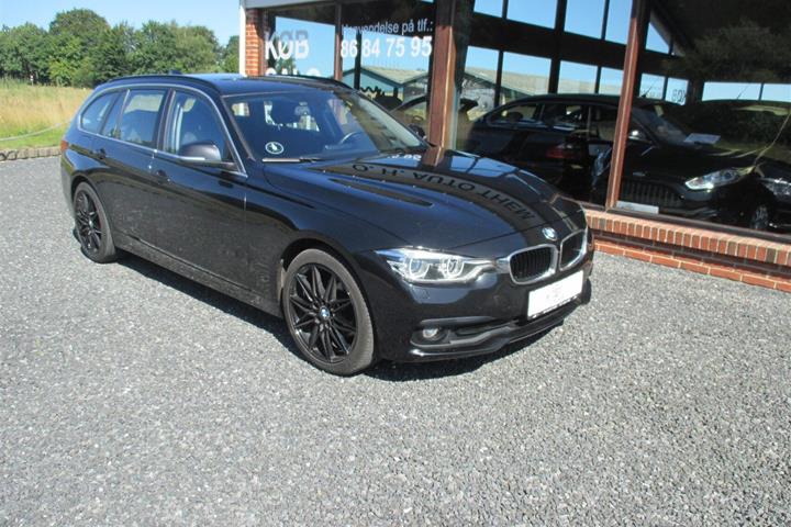 Sort BMW 320d fra 2018