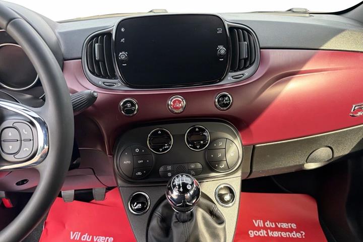 Sort Fiat 500C fra 2020