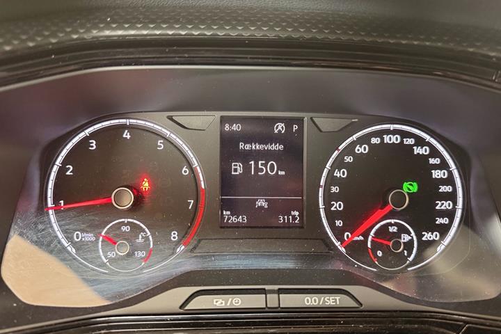 Grå VW T-Cross fra 2021