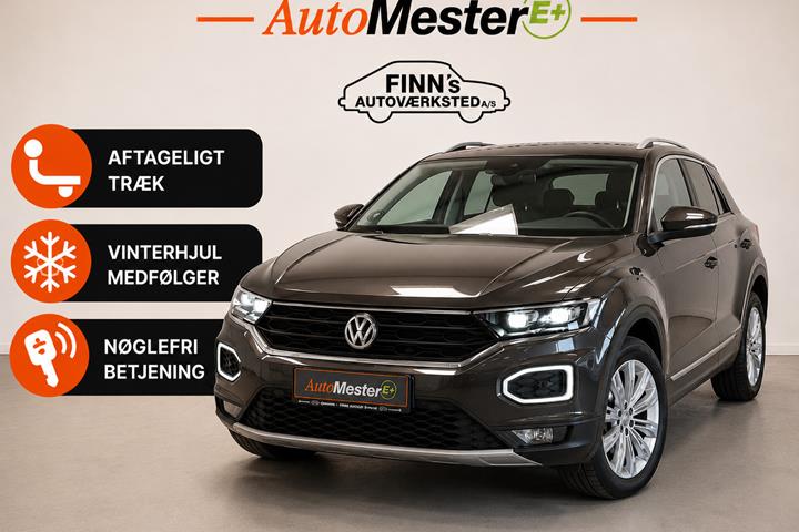 Brun VW T-Roc fra 2019