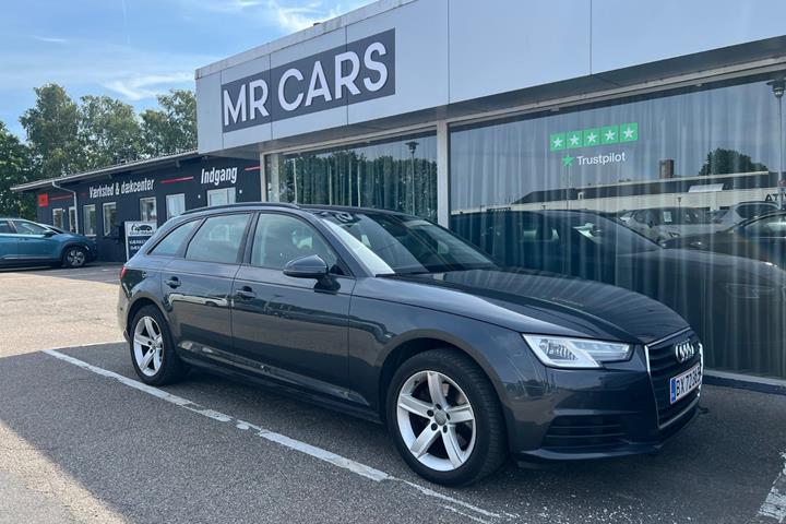 Grøn Audi A4 fra 2017
