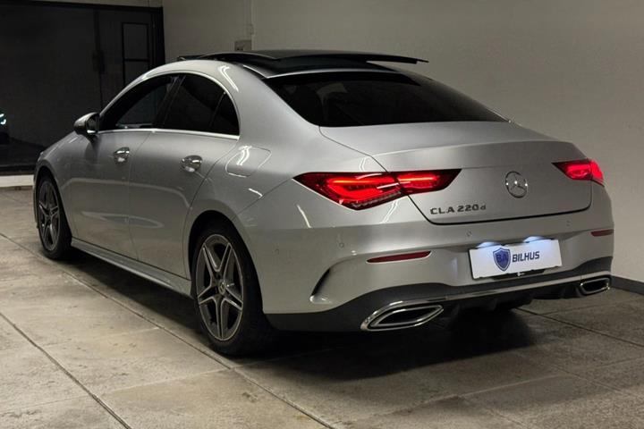 Sølv Mercedes CLA220 d fra 2020