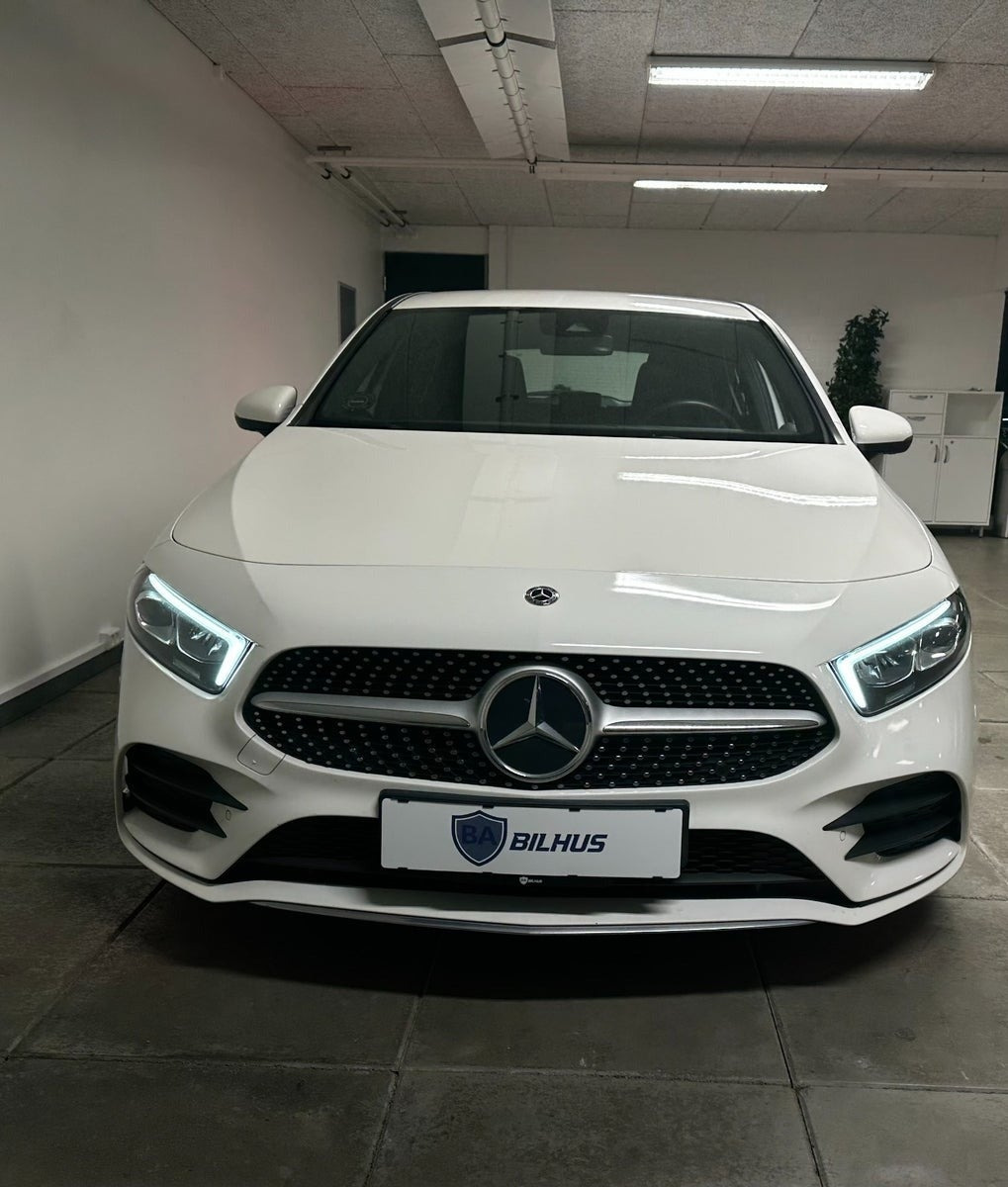 Hvid Mercedes A200 fra 2020