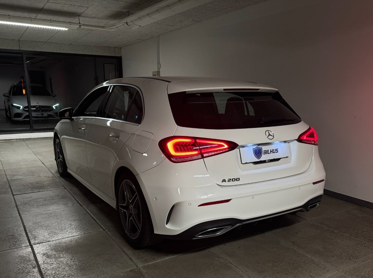 Hvid Mercedes A200 fra 2020