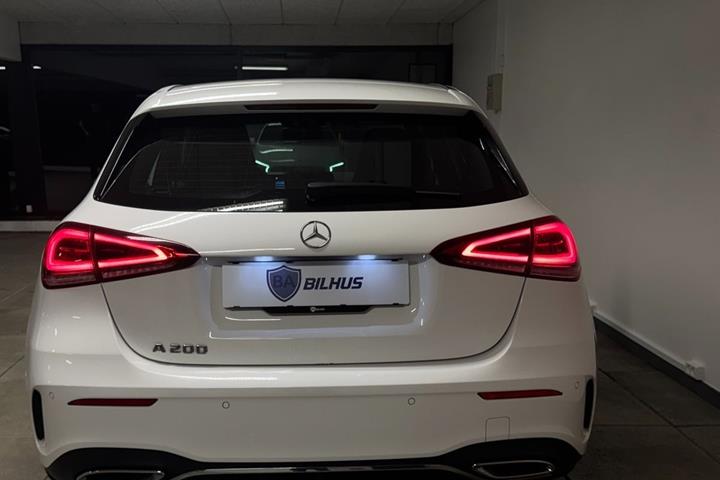 Hvid Mercedes A200 fra 2020
