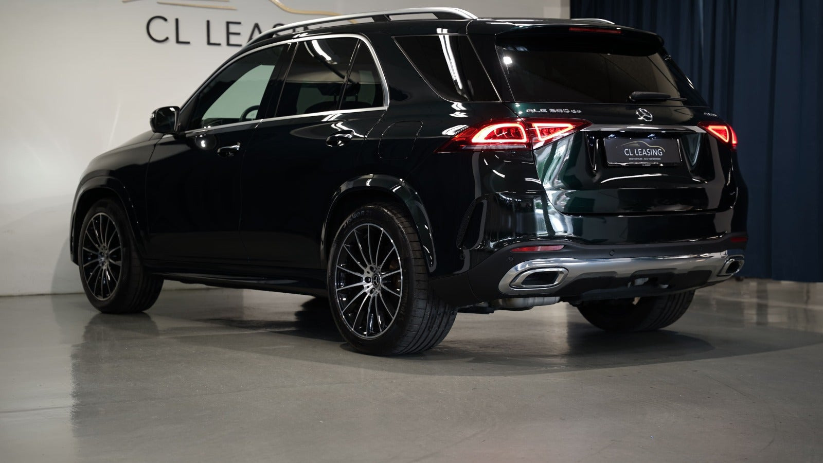 Grøn Mercedes GLE350 de fra 2022