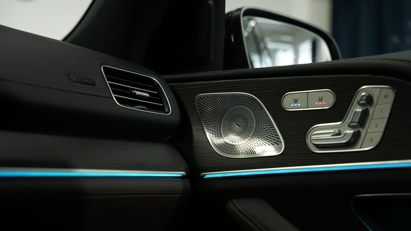 Grøn Mercedes GLE350 de fra 2022