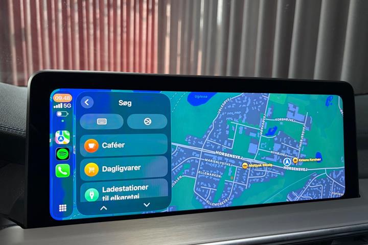 Blå BMW iX3 fra 2022