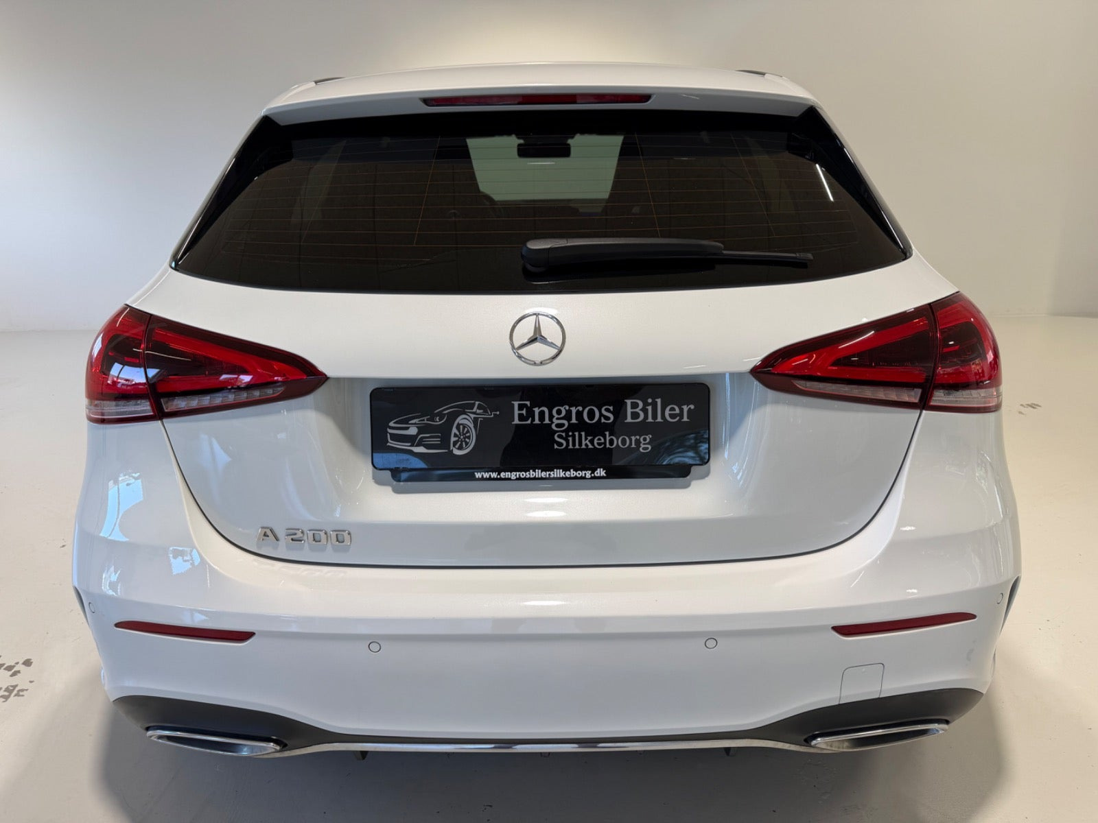 Hvid Mercedes A200 fra 2020
