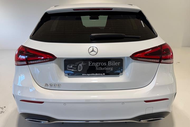 Hvid Mercedes A200 fra 2020