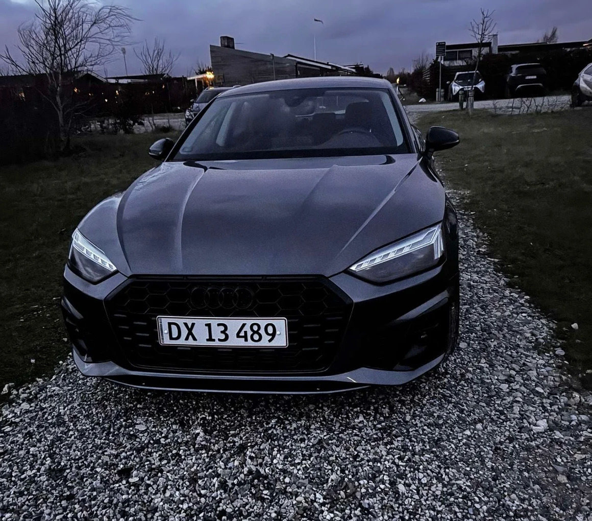 Grå Audi A5 fra 2024