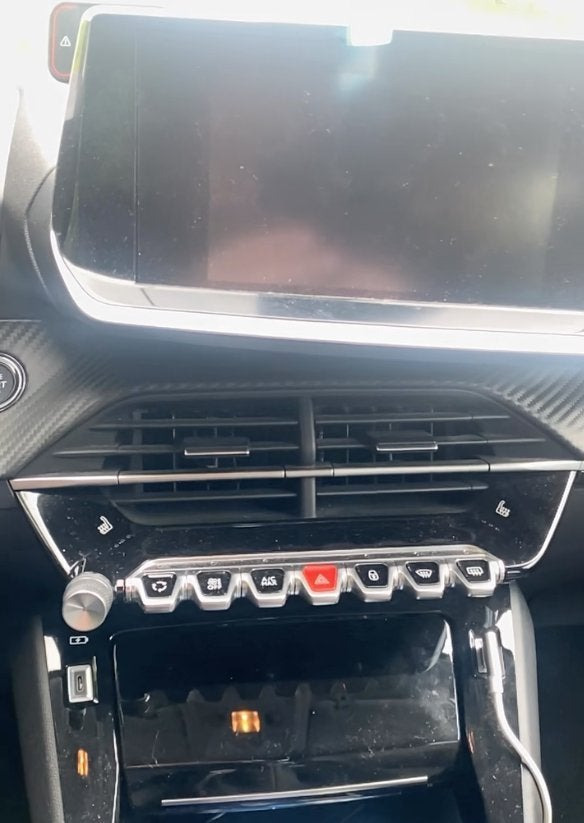 Sort Peugeot 208 fra 2023