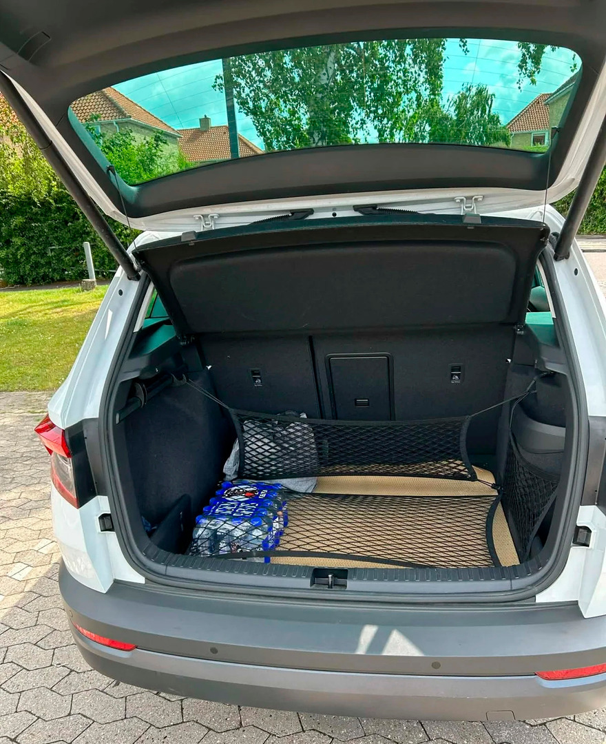Hvid Skoda Karoq fra 2020