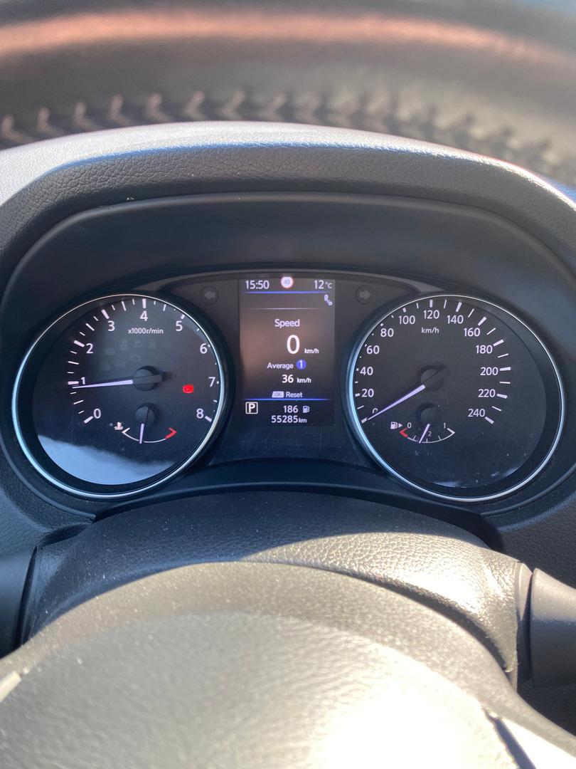 Grå Nissan Qashqai fra 2018