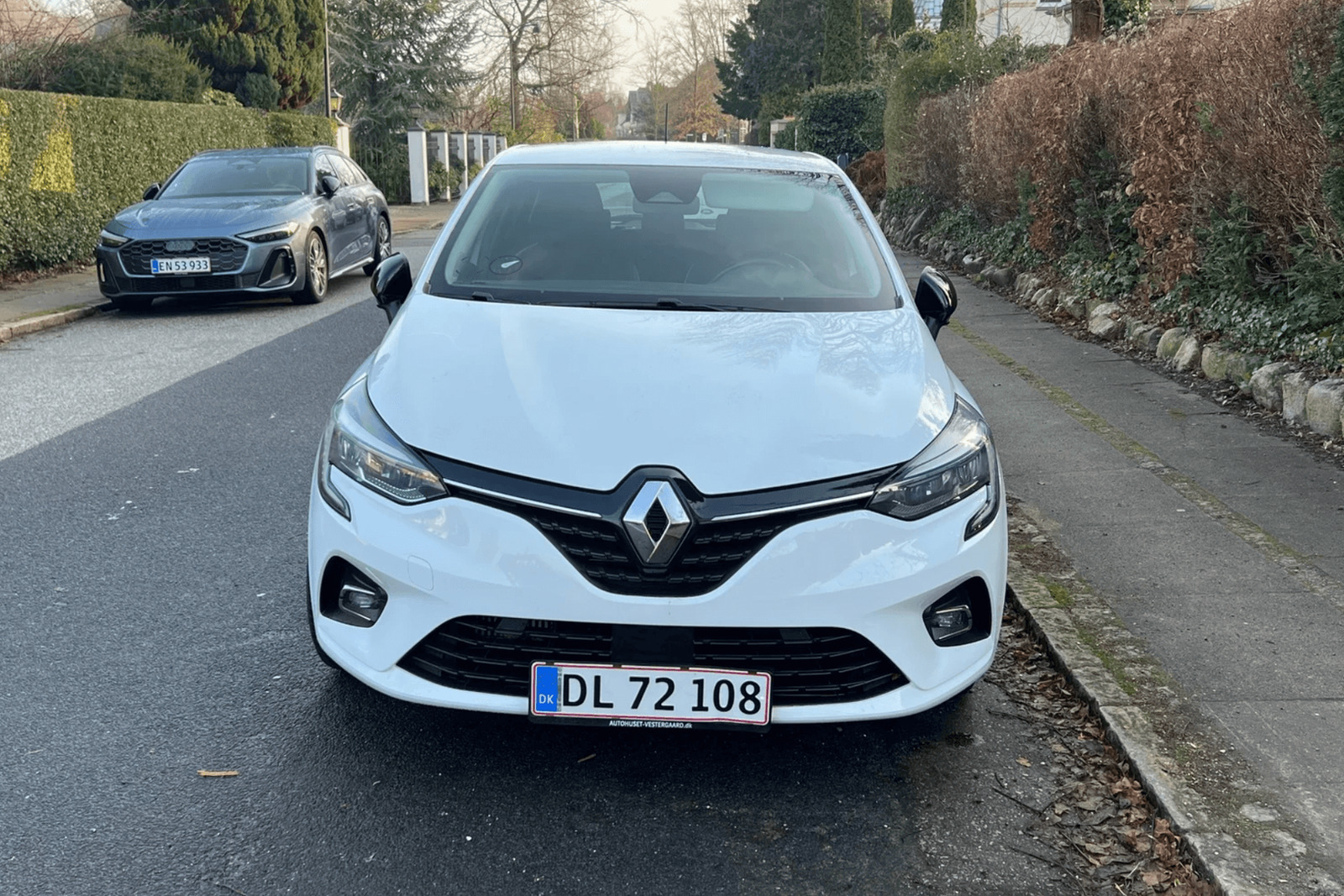 Hvid Renault Clio V fra 2020