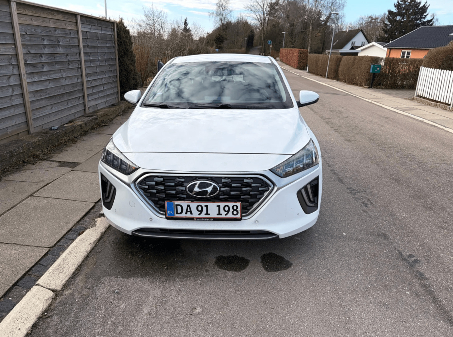 Hvid Hyundai Ioniq fra 2021