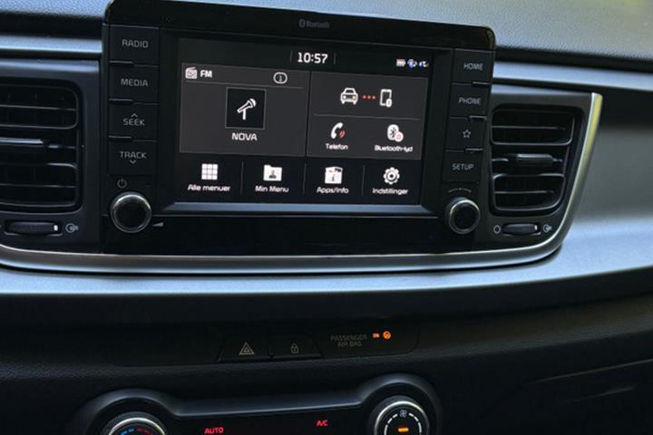 Brun Kia Rio fra 2018