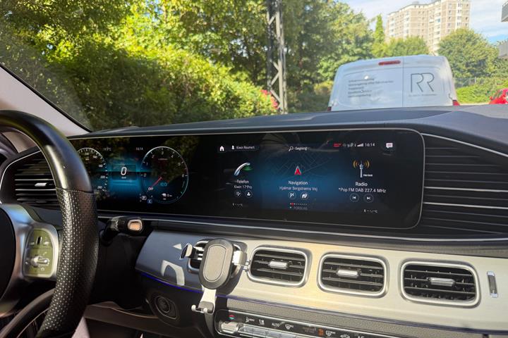 Sort Mercedes GLE350 de fra 2021