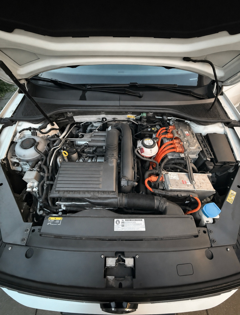 Hvid VW Passat fra 2020