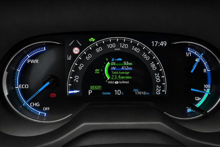 Grå Toyota RAV4 fra 2021