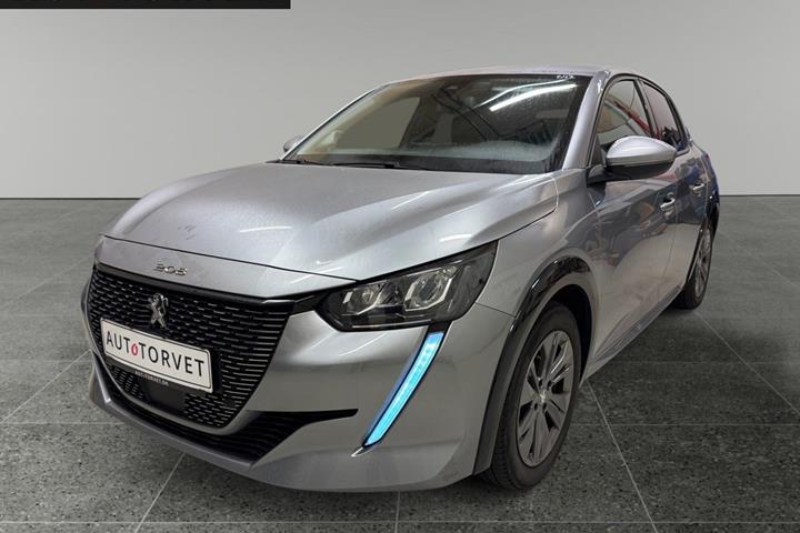 Grå Peugeot e-208 fra 2020