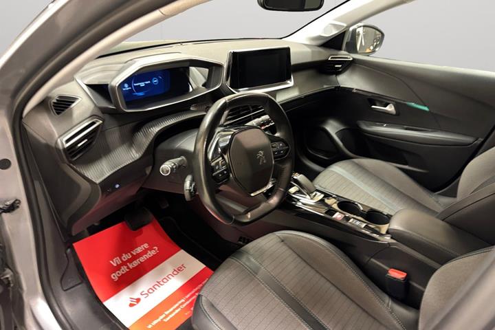 Grå Peugeot e-208 fra 2020