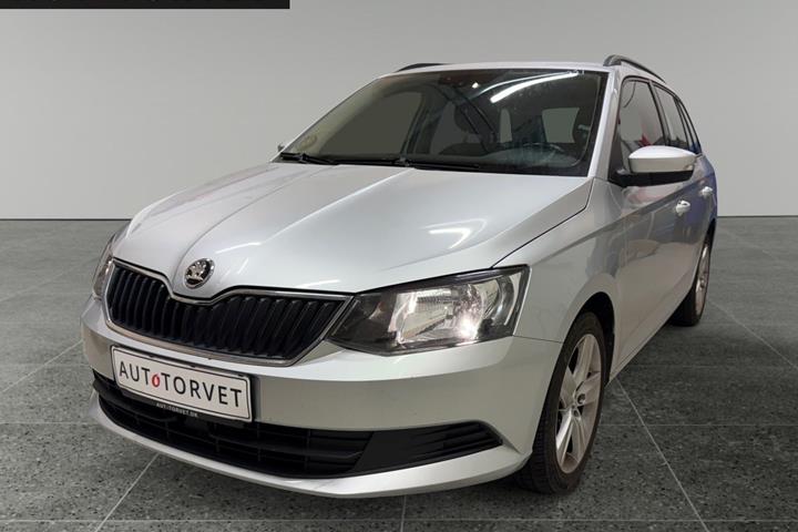 Sølv Skoda Fabia fra 2018