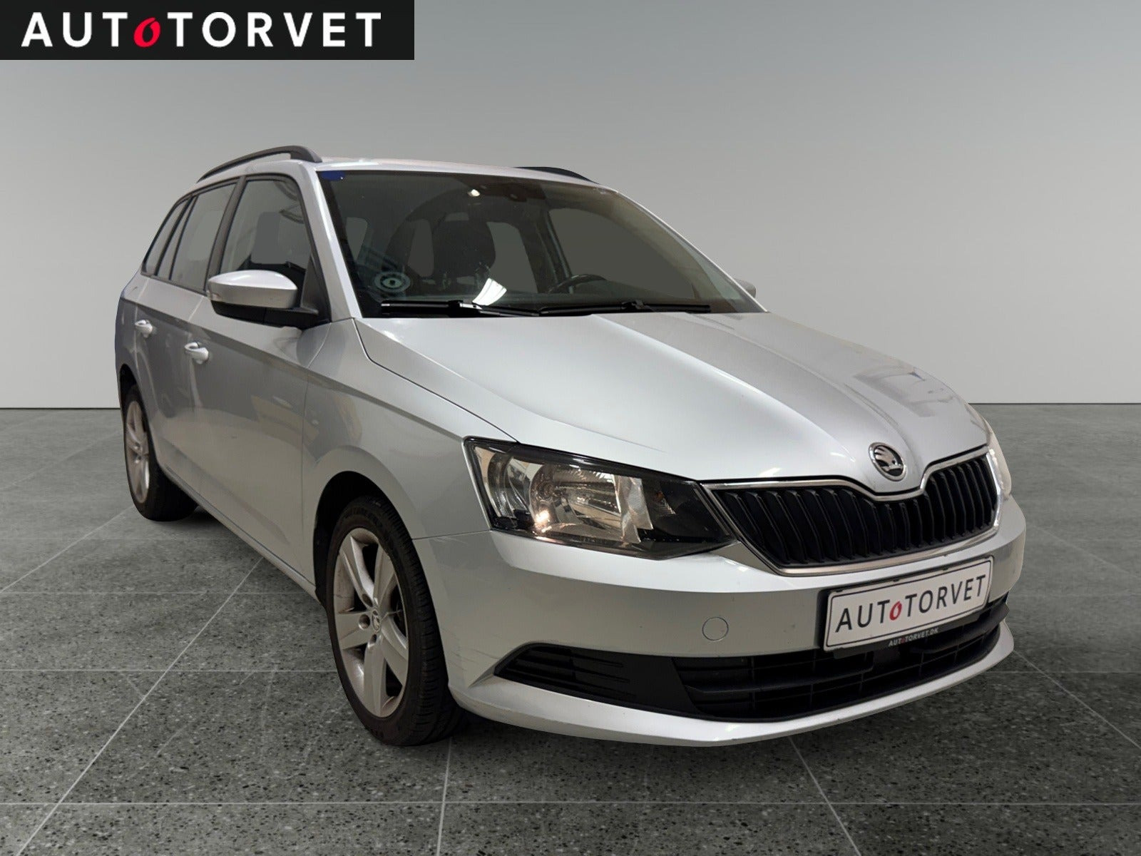 Sølv Skoda Fabia fra 2018
